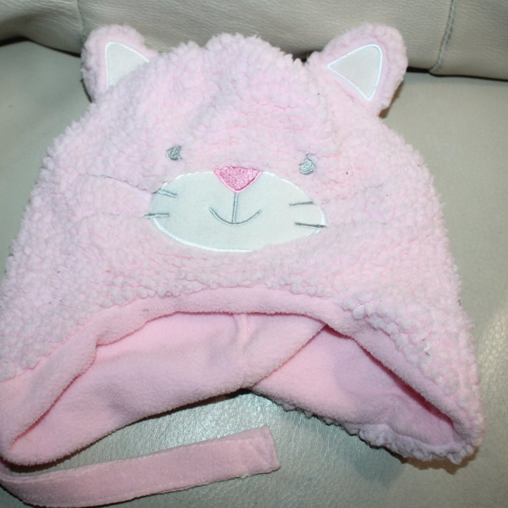 Girl Pink Cat Hat